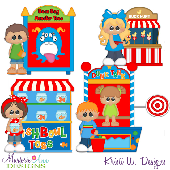 Fair Games SVG Cutting Files + Clipart - Click Image to Close